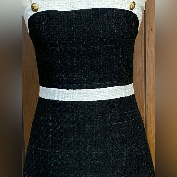 Alice and Olivia Mini Square Neck Dress size 6 - Picture 10 of 16